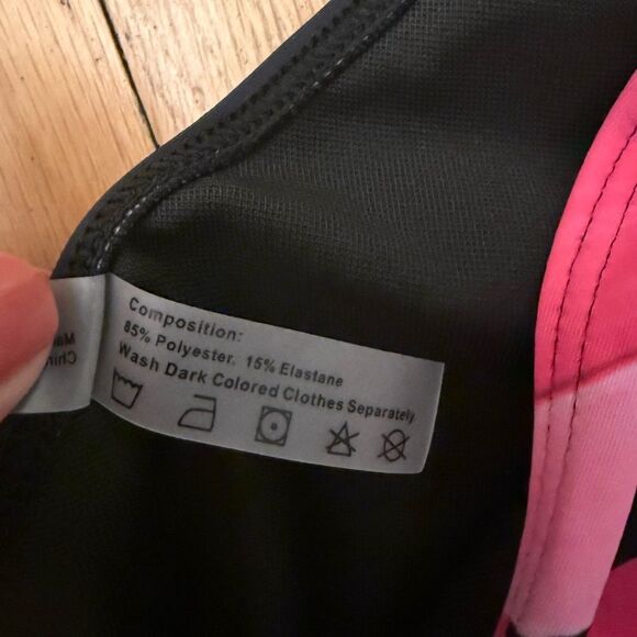 ZAFUL Women's High Cut Bandeau Bikini Set  (11-Black,XL) NWT - Picture 9 of 9